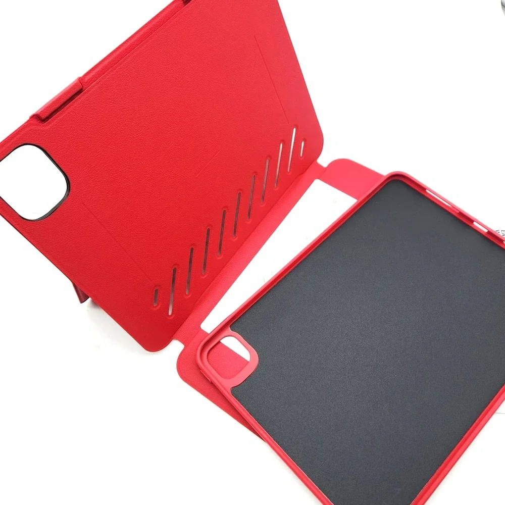 Rotating ESR Case for iPad Pro 11 M5 M4 2025 2024 Red Magnetic Stand